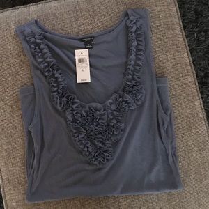 ANN TAYLOR Blue Tank Top NWT